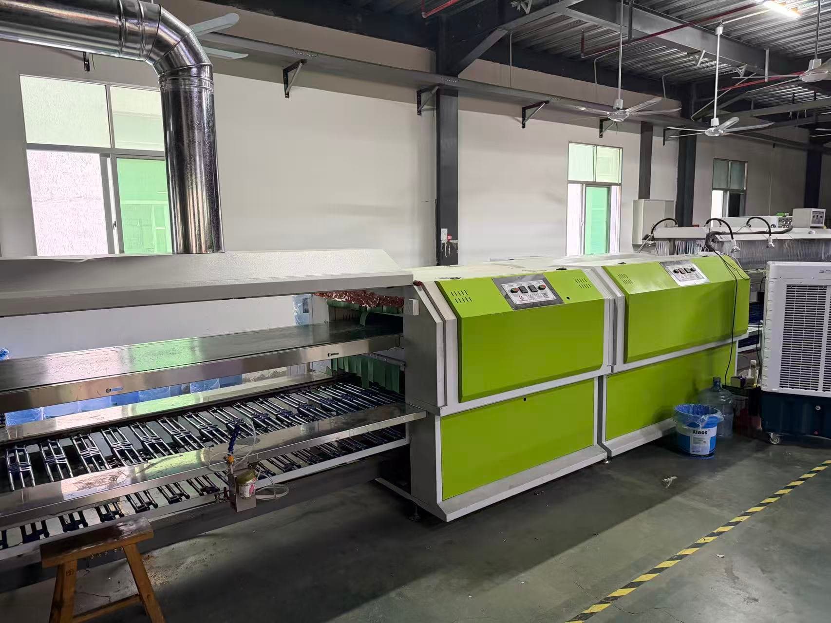 Production equipment in the FANVENO footwear factory